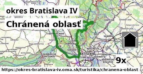 Chránená oblasť, okres Bratislava IV