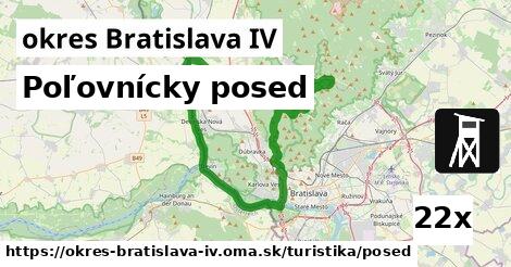 Poľovnícky posed, okres Bratislava IV