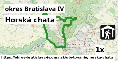 Horská chata, okres Bratislava IV