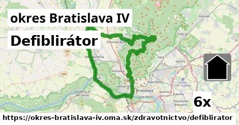 Defiblirátor, okres Bratislava IV