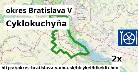 Cyklokuchyňa, okres Bratislava V