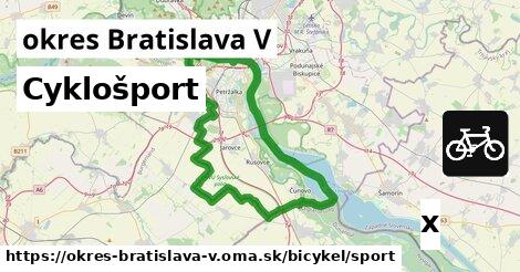 Cyklošport, okres Bratislava V