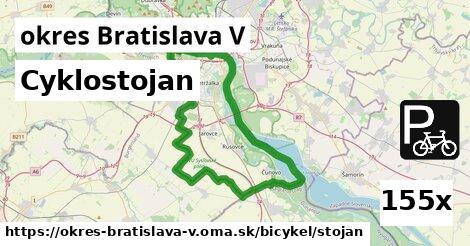 Cyklostojan, okres Bratislava V