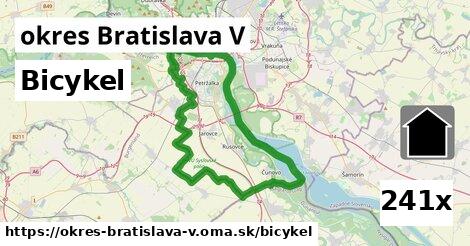 bicykel v okres Bratislava V