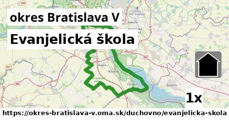 Evanjelická škola, okres Bratislava V