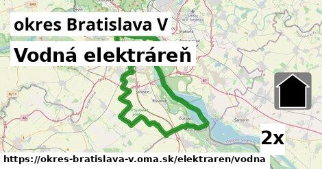 Vodná elektráreň, okres Bratislava V