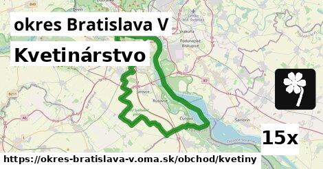 Kvetinárstvo, okres Bratislava V