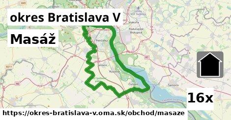 Masáž, okres Bratislava V
