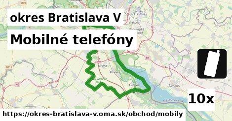 Mobilné telefóny, okres Bratislava V