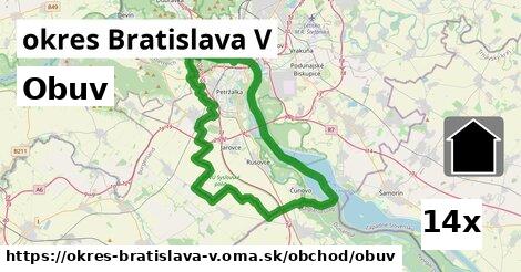 Obuv, okres Bratislava V