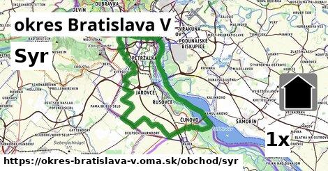 Syr, okres Bratislava V