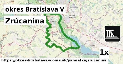 Zrúcanina, okres Bratislava V