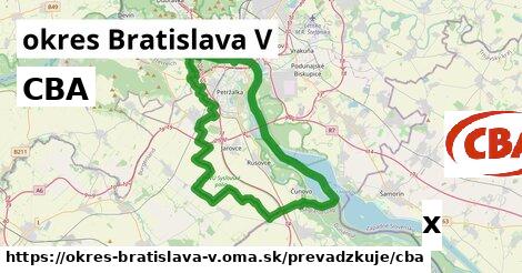 CBA, okres Bratislava V