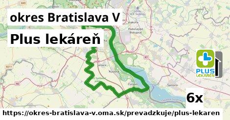 Plus lekáreň, okres Bratislava V