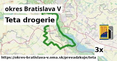 Teta drogerie, okres Bratislava V