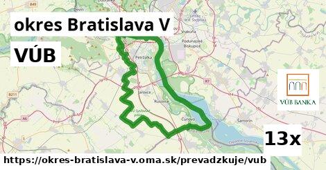VÚB, okres Bratislava V