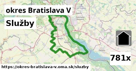 služby v okres Bratislava V