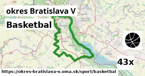 Basketbal, okres Bratislava V