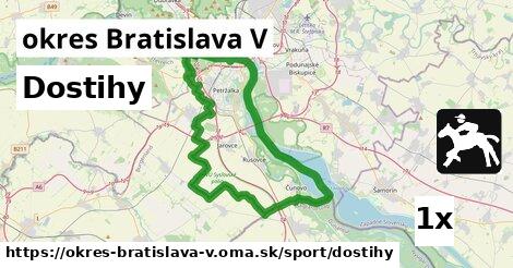 Dostihy, okres Bratislava V