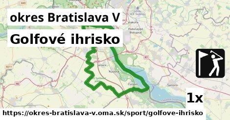 Golfové ihrisko, okres Bratislava V