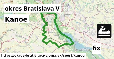 kanoe v okres Bratislava V