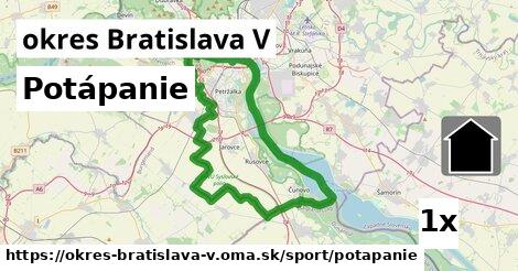 Potápanie, okres Bratislava V