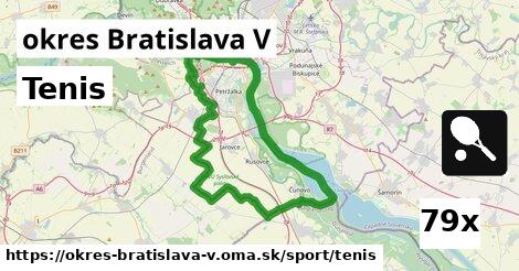 Tenis, okres Bratislava V