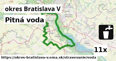 Pitná voda, okres Bratislava V