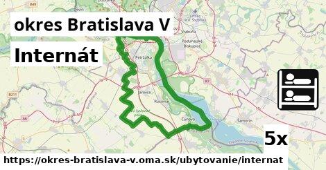 Internát, okres Bratislava V