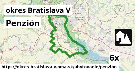 Penzión, okres Bratislava V