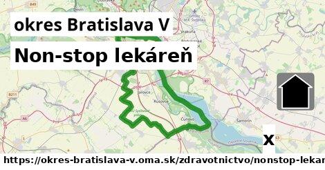 Non-stop lekáreň, okres Bratislava V