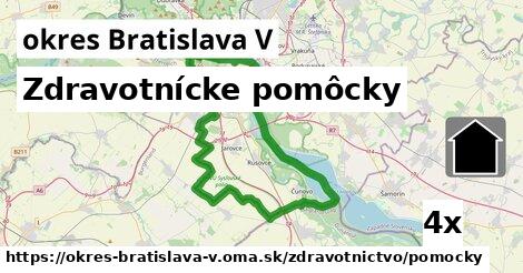 Zdravotnícke pomôcky, okres Bratislava V