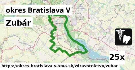 Zubár, okres Bratislava V