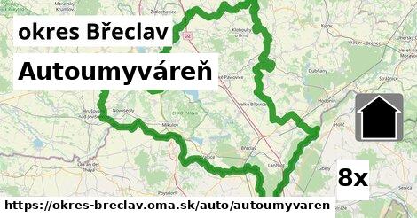 Autoumyváreň, okres Břeclav