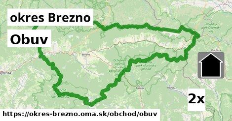 Obuv, okres Brezno