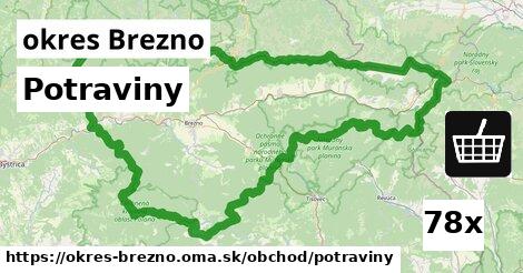 Potraviny, okres Brezno