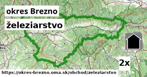 železiarstvo, okres Brezno