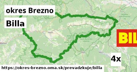 Billa, okres Brezno