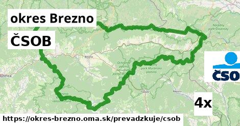 ČSOB, okres Brezno