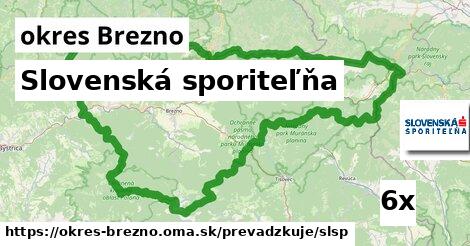 Slovenská sporiteľňa, okres Brezno