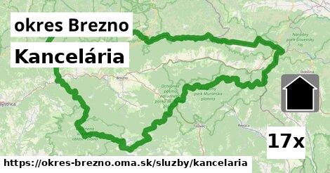 Kancelária, okres Brezno