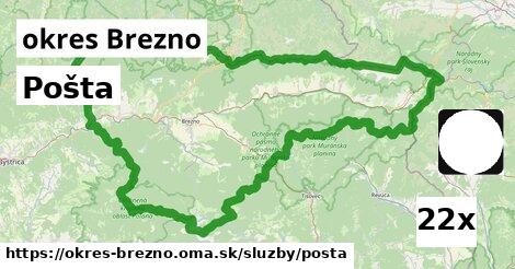 Pošta, okres Brezno