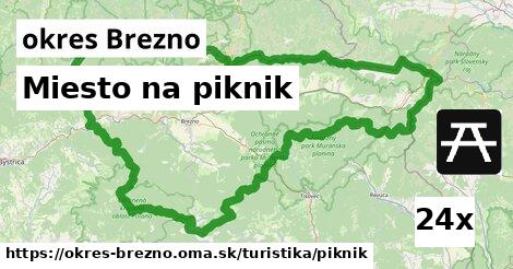 Miesto na piknik, okres Brezno