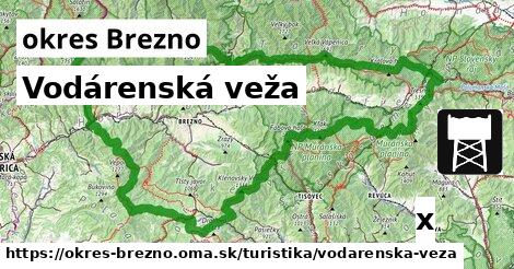 Vodárenská veža, okres Brezno