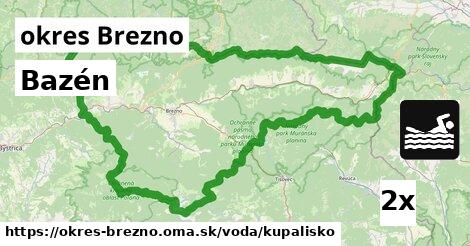 Bazén, okres Brezno