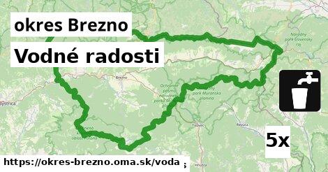 vodné radosti v okres Brezno