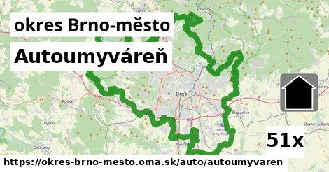 Autoumyváreň, okres Brno-město