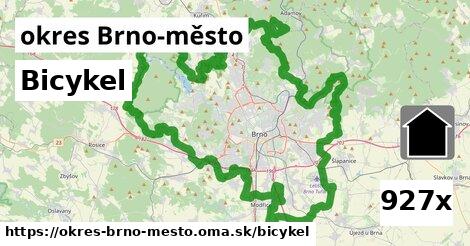 bicykel v okres Brno-město