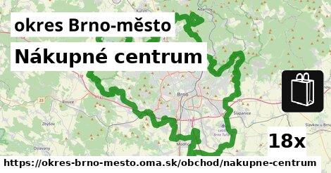 nákupné centrum v okres Brno-město