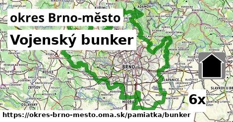 Vojenský bunker, okres Brno-město